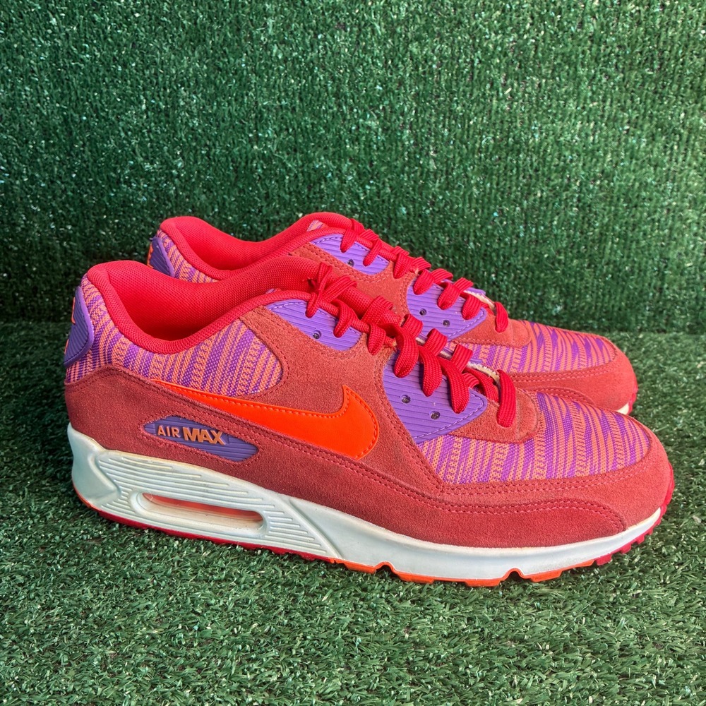 Nike Air Max 90 Essential Suede Athletic Sneakers Light Crimson Purple Mens 11